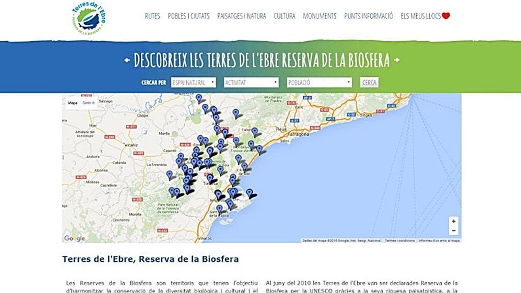 Web Reserva de la Biosfera