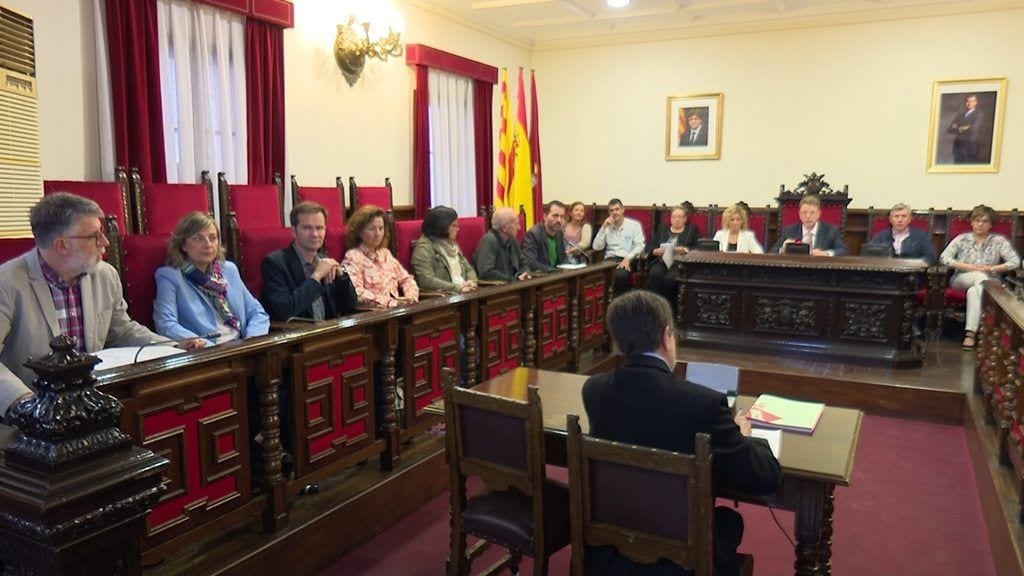 Ple d'avui a l'Ajuntament de Tortosa