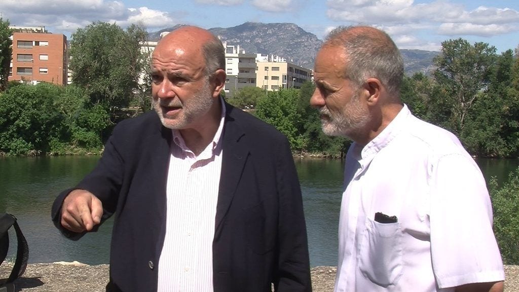 Joan Sabaté amb Joan Ruiz, candidats al Senat pel Partit Socialista
