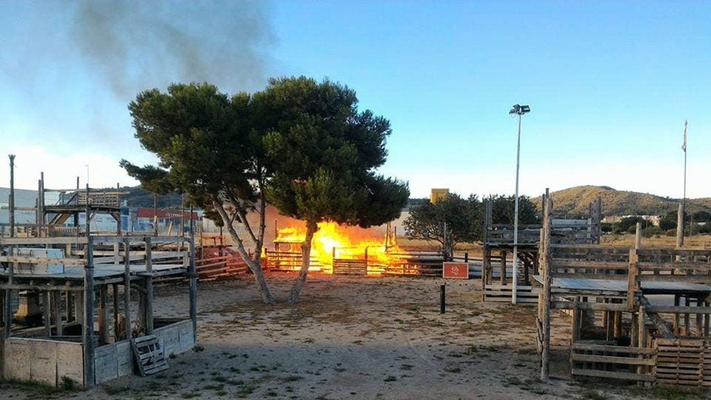 Plaça de bous de Campredó / Autor: Joan Montesó (Facebook)