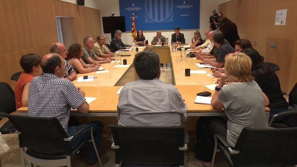 Reunió a la Delegació del Govern de la Generalitat a Tortosa