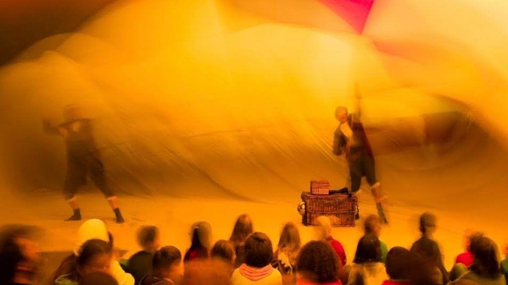 L'espectacle Tripula es realitza dins d'un globus aerostàtic. Foto: Cedida