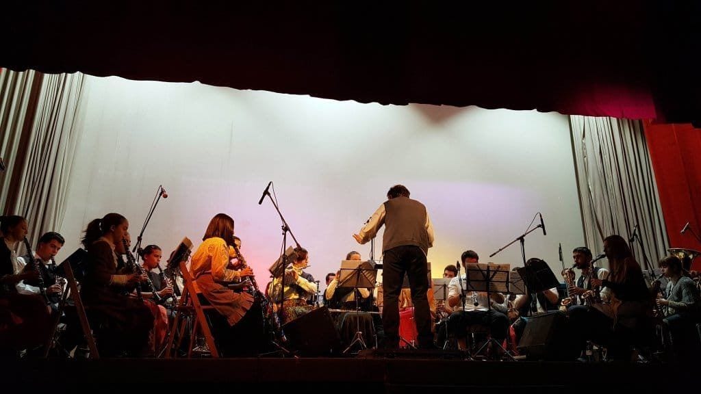 La Banda de Música de Benissanet durant el concert de dissabte / Cedida