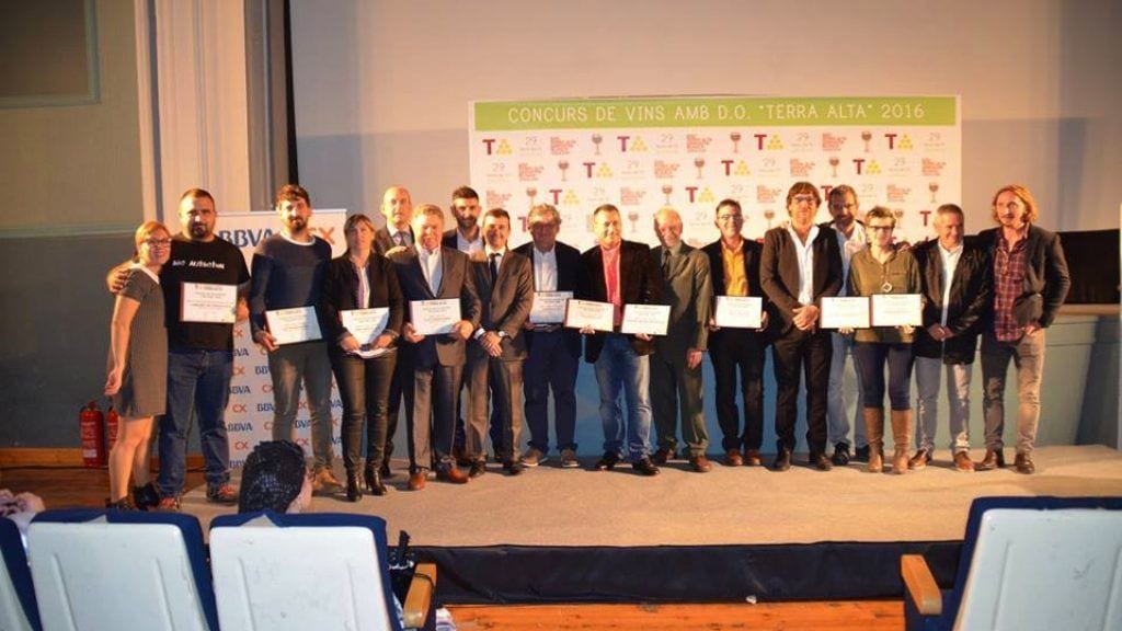 Premiats de la Festa del vi ae la Terra Alta / Cedida