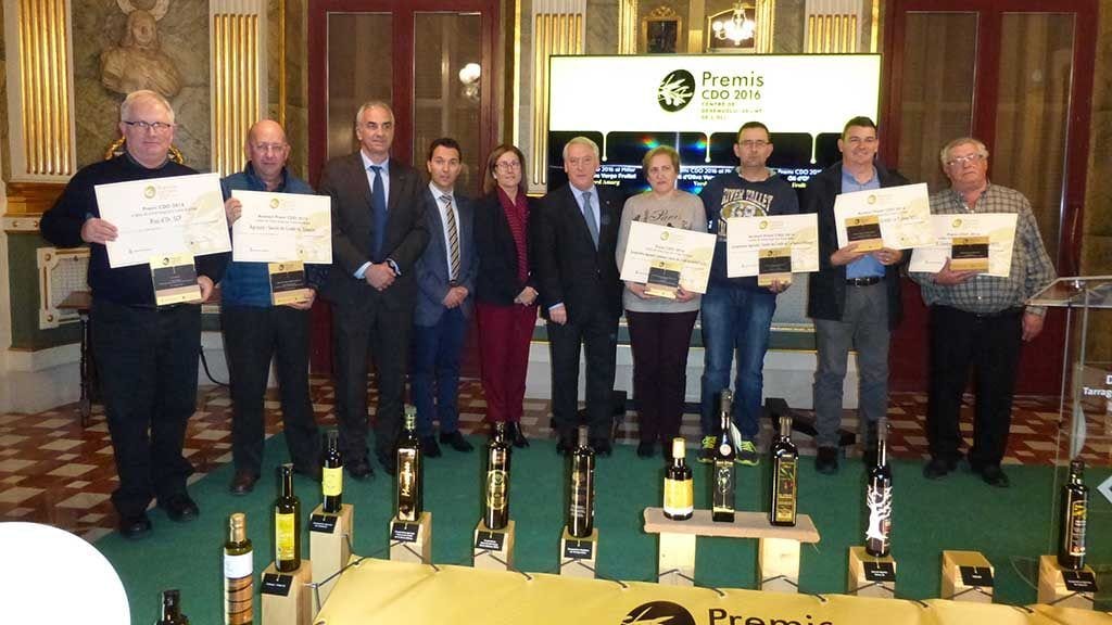 La Cooperativa de Godall i Rius d’Or de la Fatarella, guardonats pels seus olis verge extra 2016 / Cedida