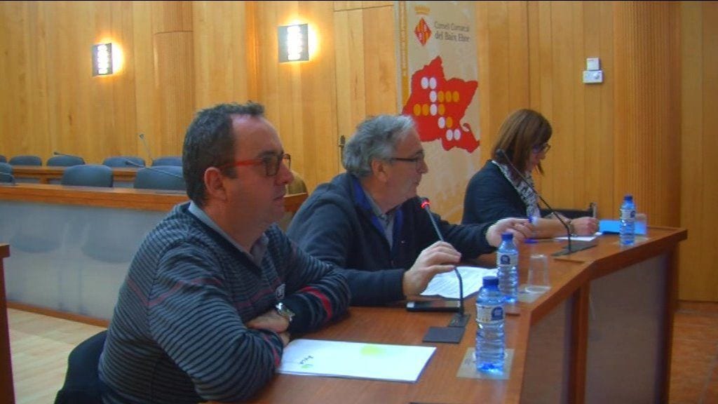 El Consorci del Baix Ebre i Montsià: «la transparència és total i tenim plena confiança en la comissió tècnica» Ferran Cid, president del BEMO, durant l''assemblea extraordinària d'aquest dimecres