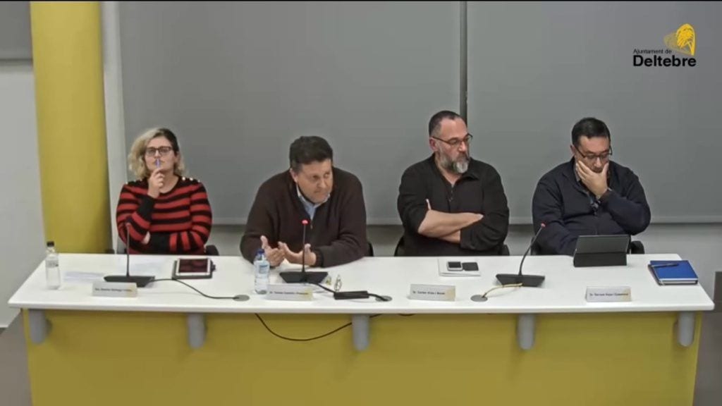 Imatge del ple del passat dimarts 24 de gener