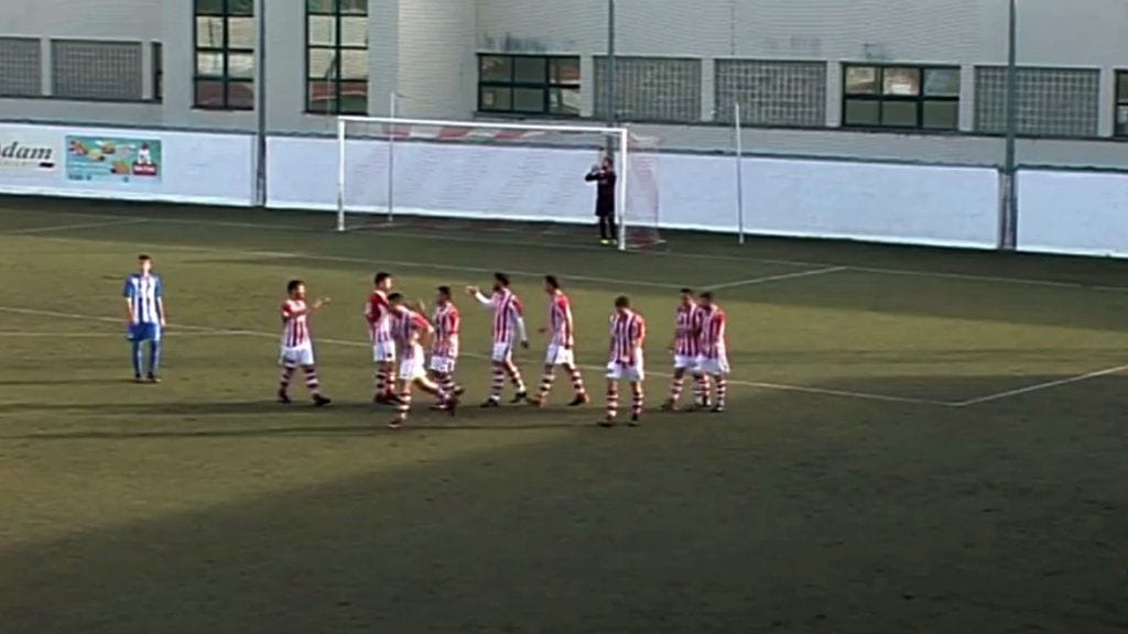 Imatge d'un dels partits d'aquesta temporada del CD Tortosa