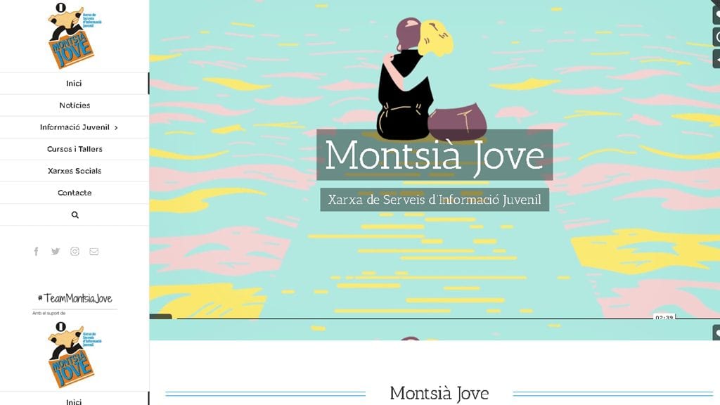 El portal web Montsià Jove estrena nova imatge Nov imatge el portal de Montsià Jove