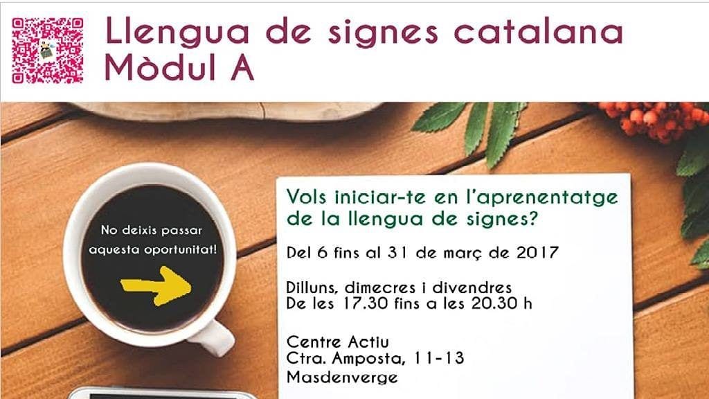 La Xarxa Montsià Jove torna a apostar per la formació en llengua de signes catalana