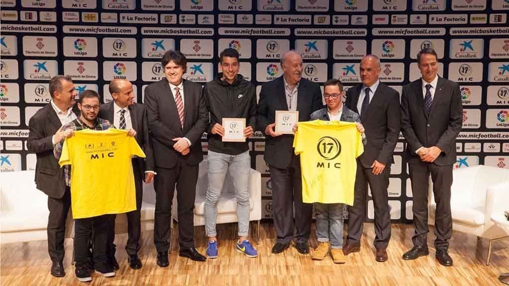 Presentació del MIC'17 amb Vicente del Bosque i Marc Roca com a padrins / MIC