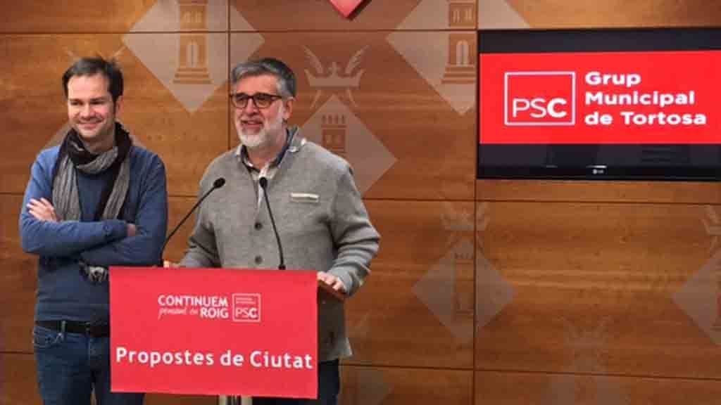 Enric Roig i Manel de la Vega / PSC Tortosa