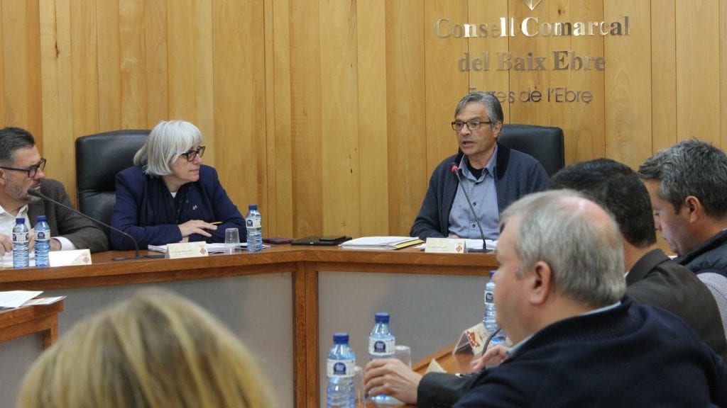 El Baix Ebre s’adhereix al Pacte Nacional pel Referèndum Imatge del ple del Consell Comarcal del Baix Ebre d'aquest divendres