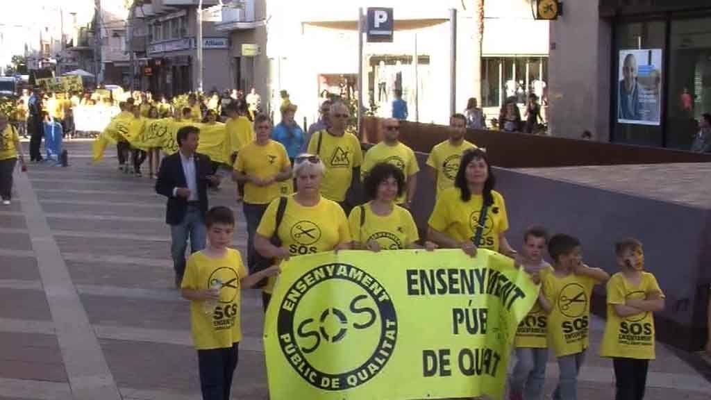 L’ensenyament públic, de vaga