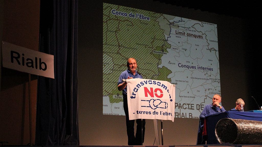 Joan Antoni Panisello, durant la XV Assemblea de la PDE a Tortosa