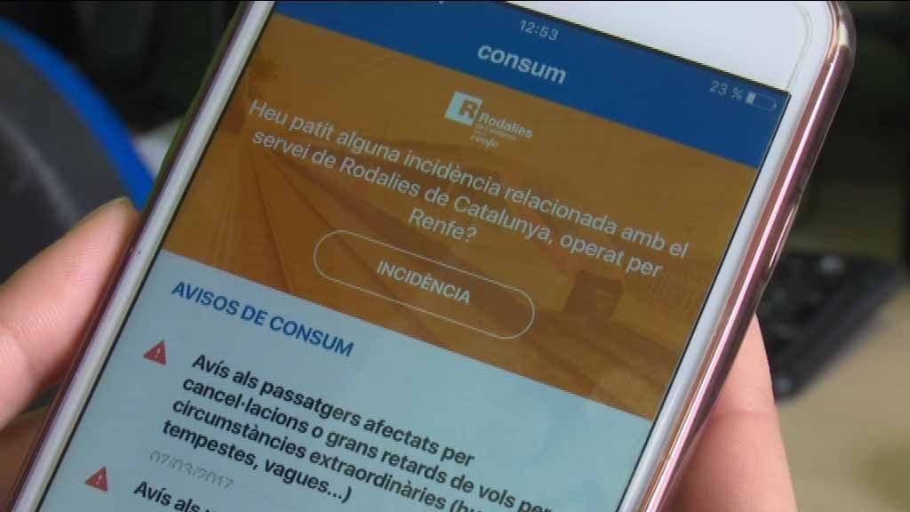 La nova app de Consum registra una seixantena de denúncies de les línies R15 i R16
