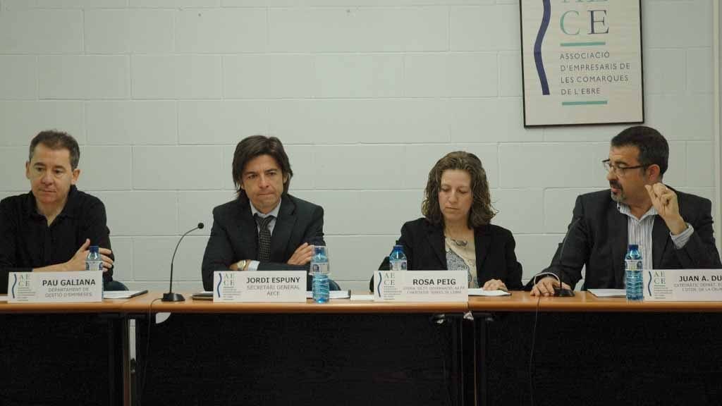 Imatge de la presenació de l'Índex del Clima Empresarial de les Terres de l’Ebre / Cedida