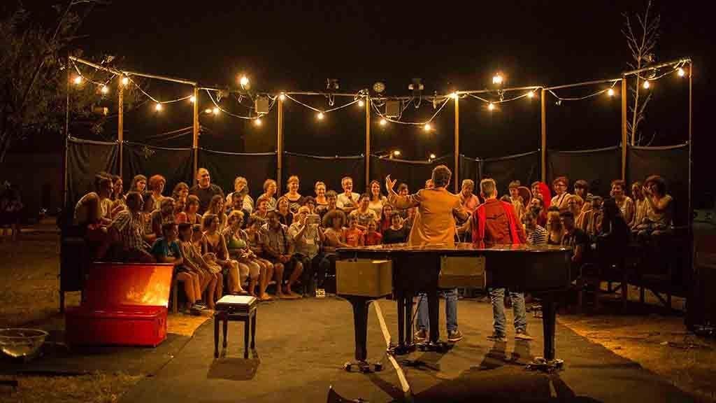 Espectacle Kiku Piñol durant el Deltebre Dansa de 2016 / Cedida