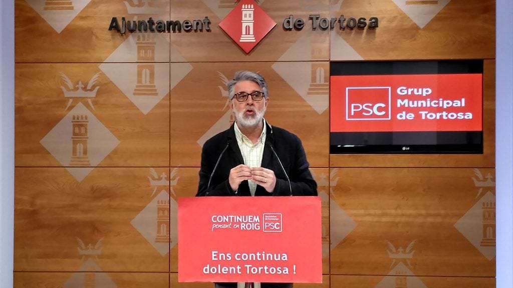 Enric Roig, portaveu municipal del PSC de Tortosa