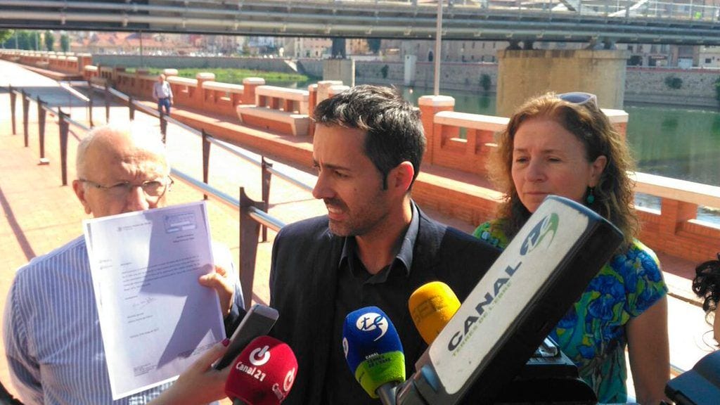 Paco Vallespí, Jordi Jordan i Cinta Galiana, regidors de Movem Tortosa. Font: Movem Tortosa