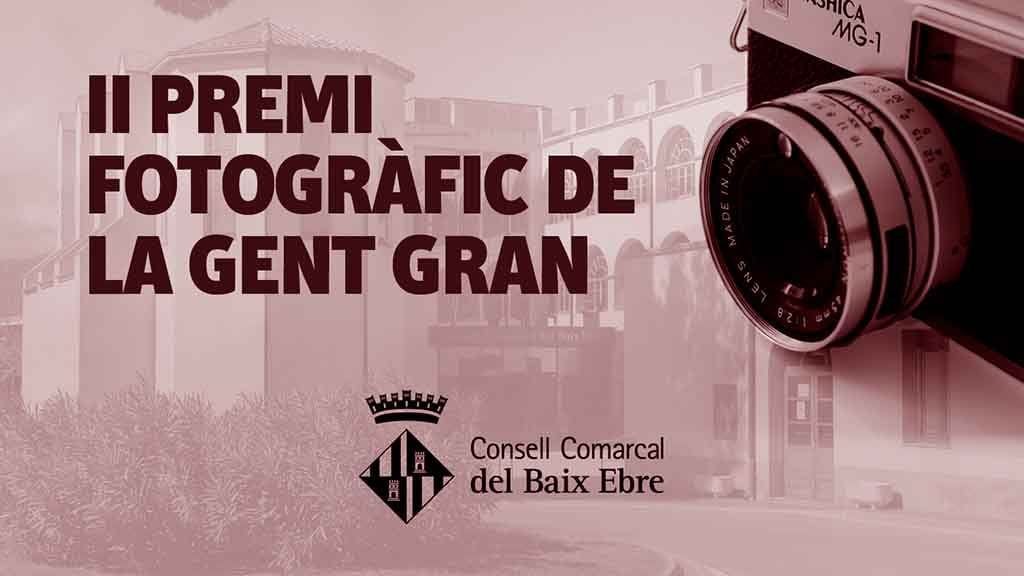 Convoquen una nova edició del Premi Fotogràfic de la Gent Gran del Baix Ebre