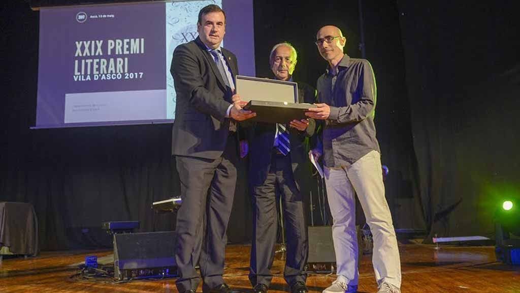Joan Rebagliato, guanyador del Premi Literari ‘Vila d’Ascó’