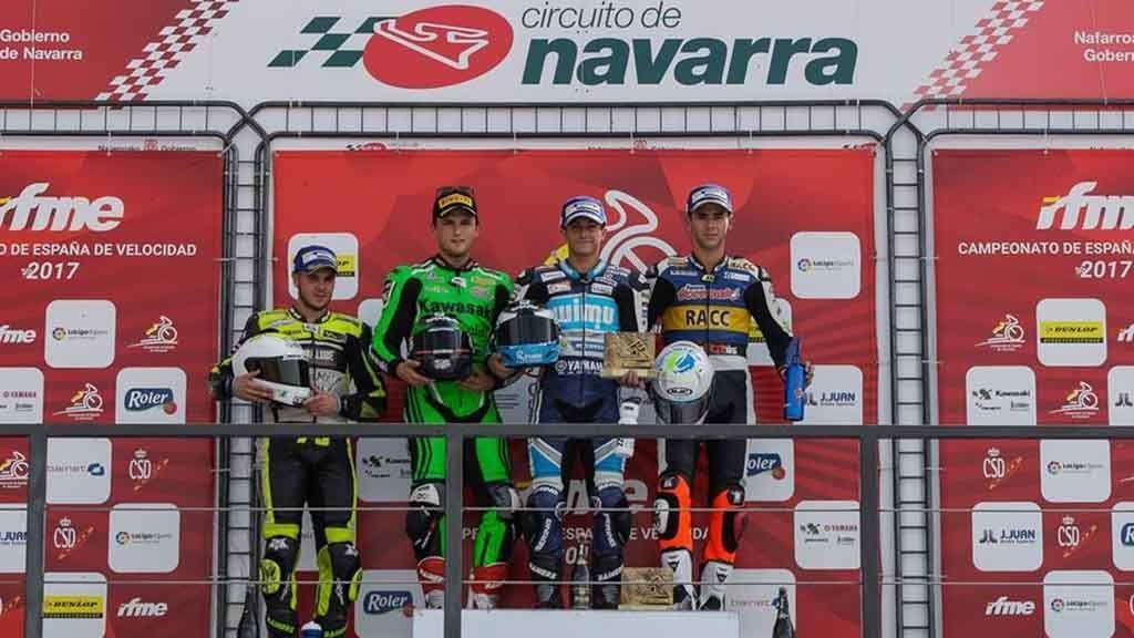 Marc Alcoba, tercer a Navarra / Cedida