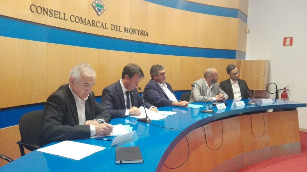 Francesc Miró, nou president del Consell Comarcal del Montsià Francesc Miró al ple del Consell Comarcal