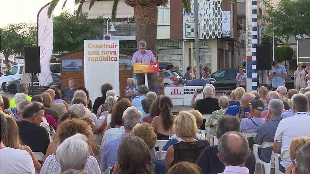 Acte d'ERC a l'Ampolla, aquest divendres