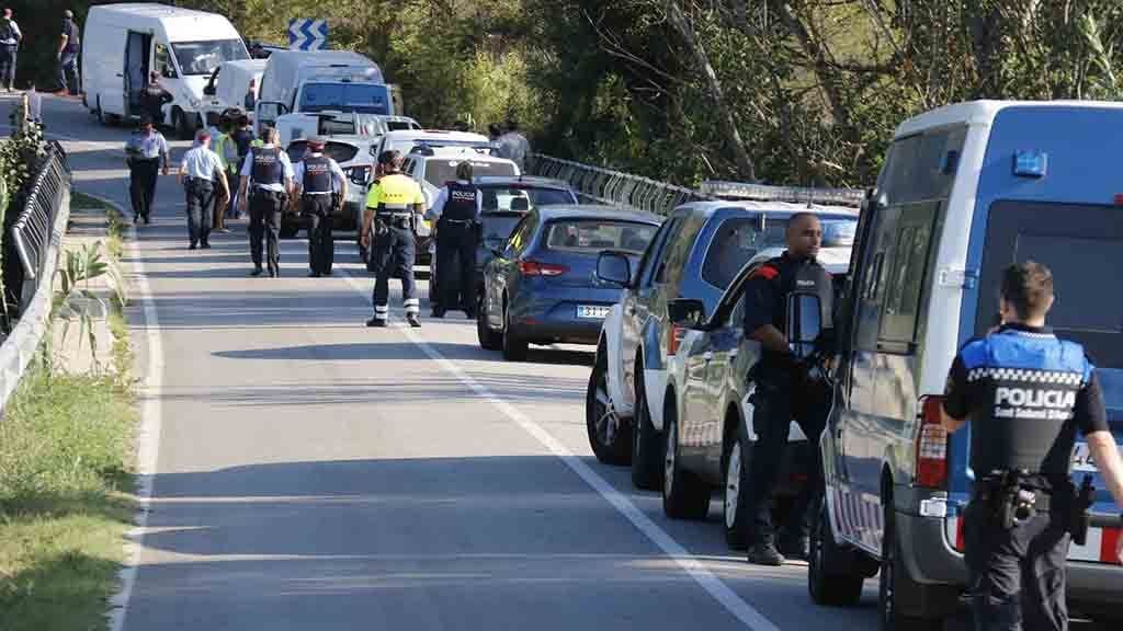 Punt de la carretera de Subirats on els Mossos haurien abatut Younes Abouyaaqoub, autor de la matança a les Rambles / Cedida