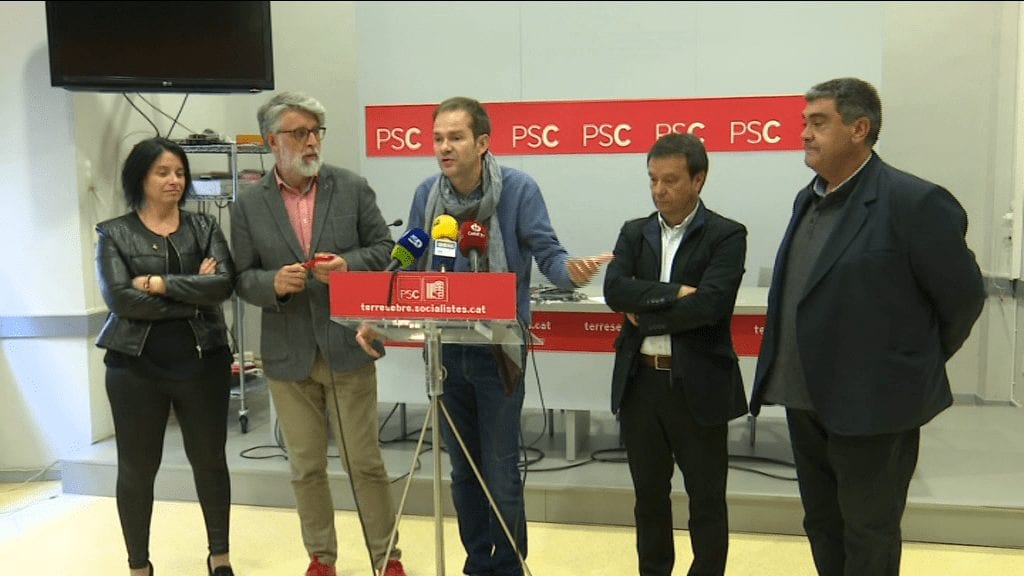EL PSC denuncia “apartheid” contra el partit a l’Ebre per part d’ERC i el PDECat