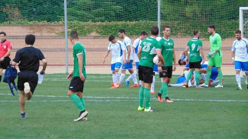 Imatge del partit de la primera volta entre l'Ascó i el Granollers