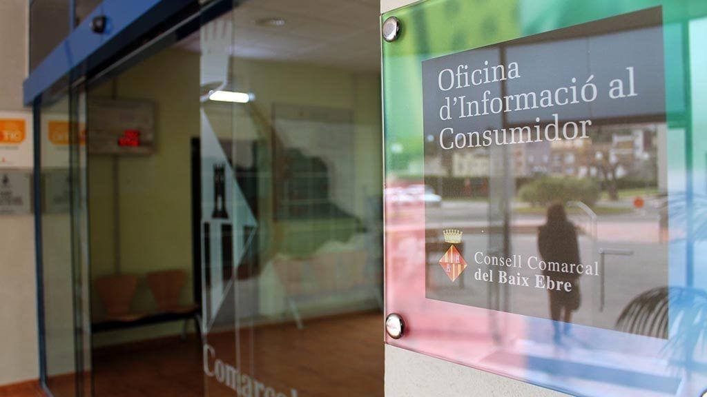 Durant el 2017 es van atendre més de 1.561 consultes i 372 reclamacions de consumidors al Baix Ebre