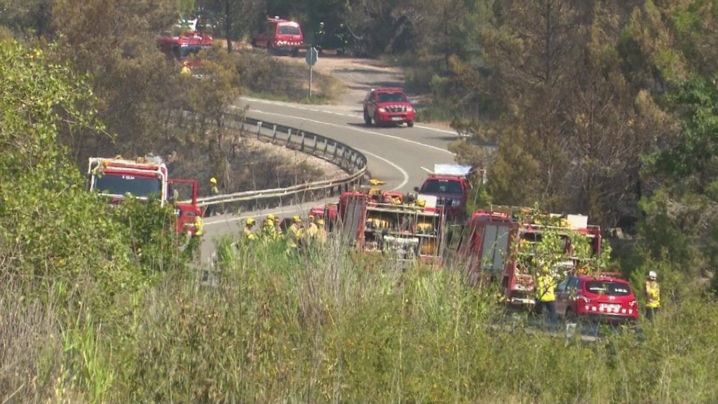 Extingit l’incendi de Tivissa