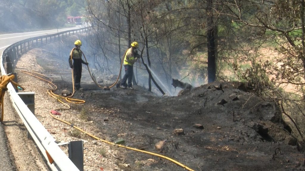 Després del foc de Tivissa, Agents Rurals i Bombers insisteixen amb el risc d’aquest estiu