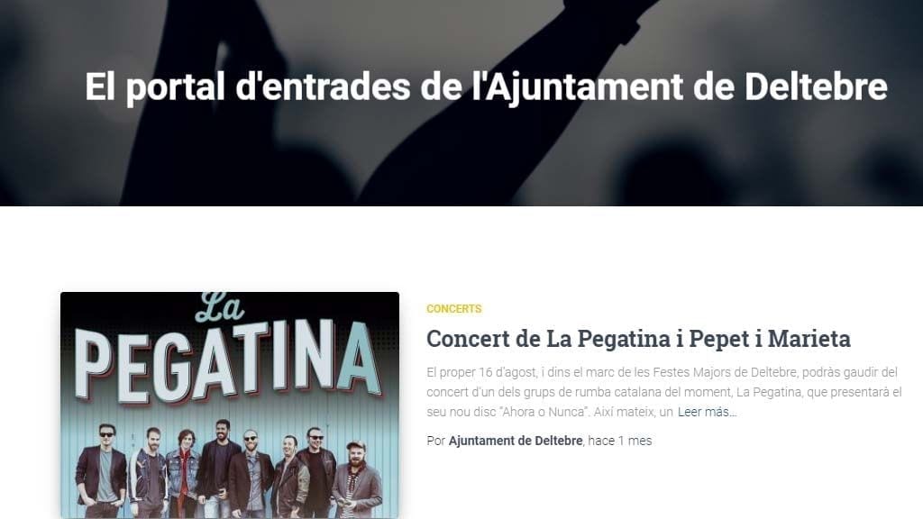 Les entrades del concert de La Pegatina i Pepet i Marieta a Deltebre, a la venda en un nou portal web