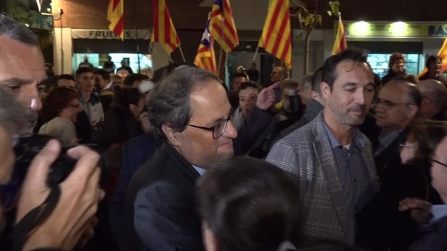 Quim Torra inaugura la passarel·la que uneix Móra d’Ebre amb l’Illa de Saurí