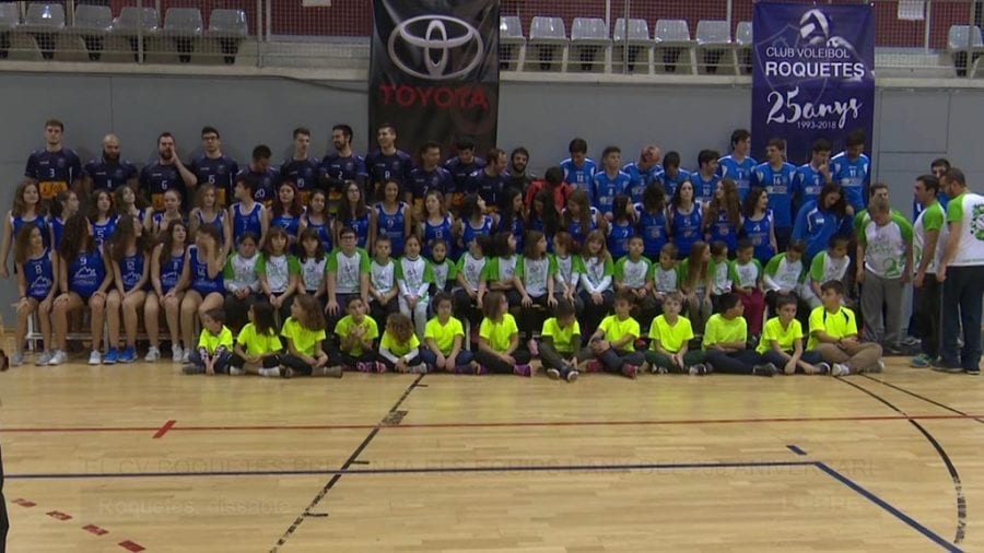 El Club Volei Roquetes presenta els equips d’aquesta temporada l’any del 25è aniversari