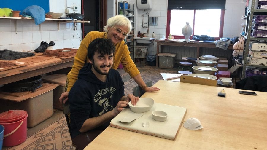 El jove Adrià Sentís guanyador del premi Ribera d’Art 2018