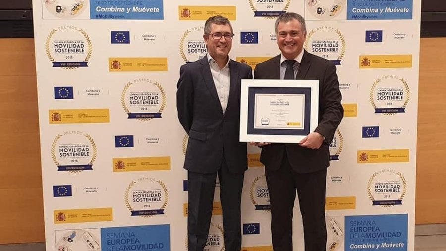 Tortosa rep la medalla de bronze dels premis de la Setmana de la Mobilitat Sostenible