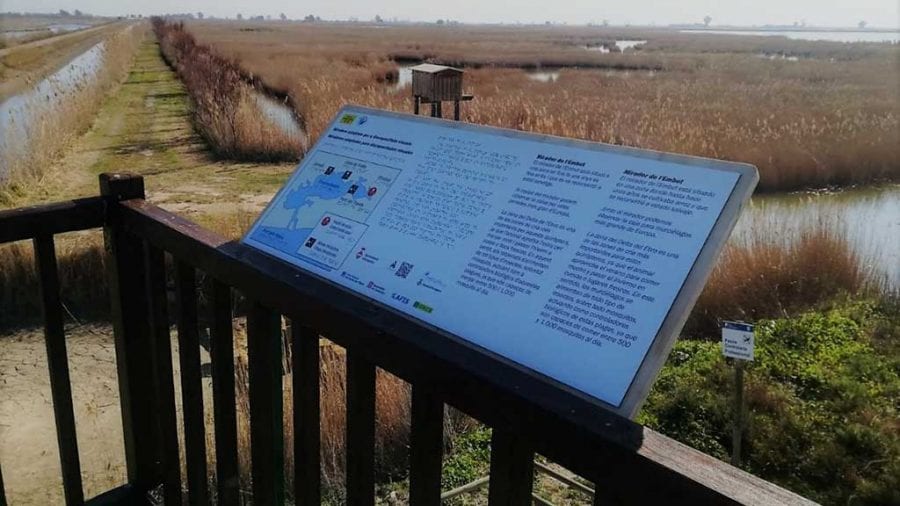 Amposta adapta els miradors del Delta per a les persones invidents