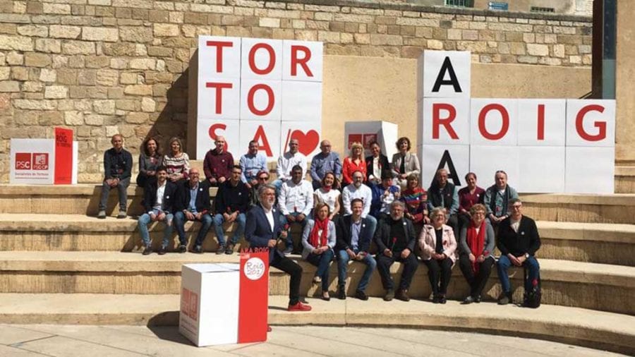 Enric Roig presenta la llista del Partit Socialista a Tortosa de cara a les municipals