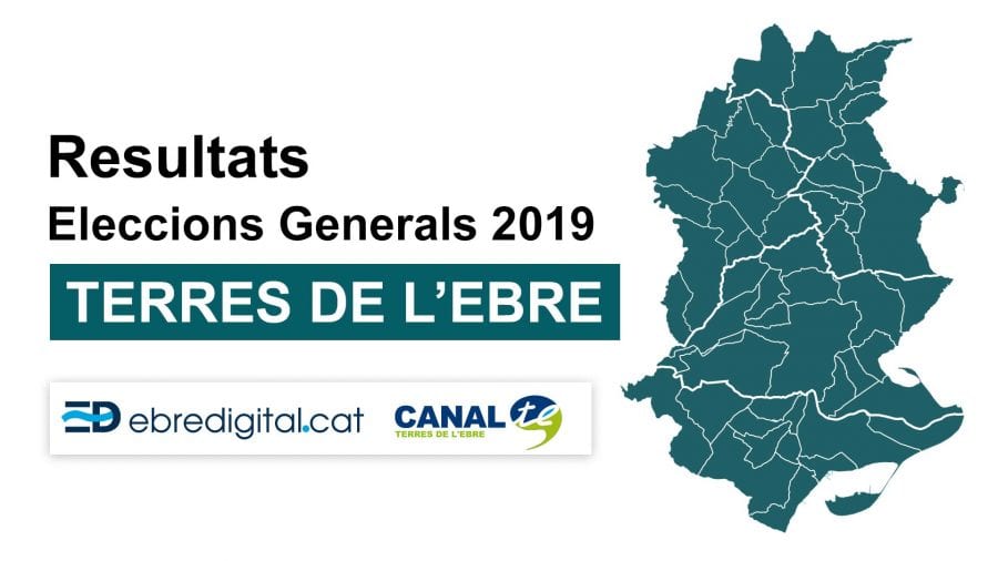 Resultats Eleccions Generals 2019: Terres de l’Ebre