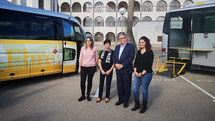 Repsol finança amb 20.000 euros el servei de transport adaptat del Consell Comarcal del Baix Ebre