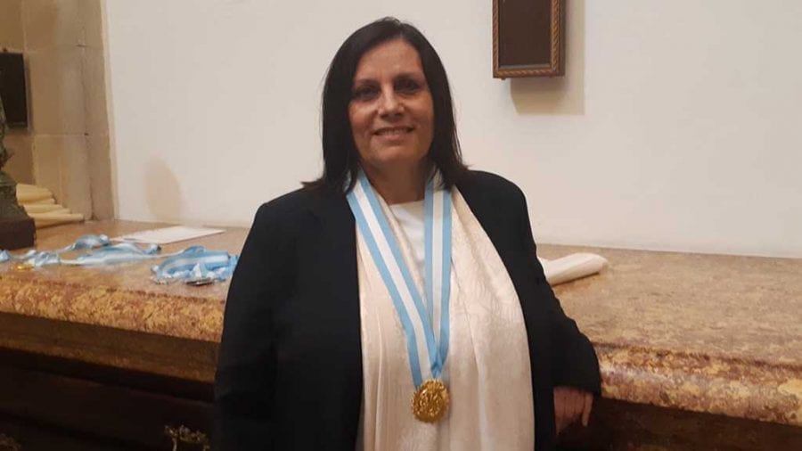 Mabel Marcos, primera majordoma de la Reial Arxiconfraria de la Cinta en 400 anys