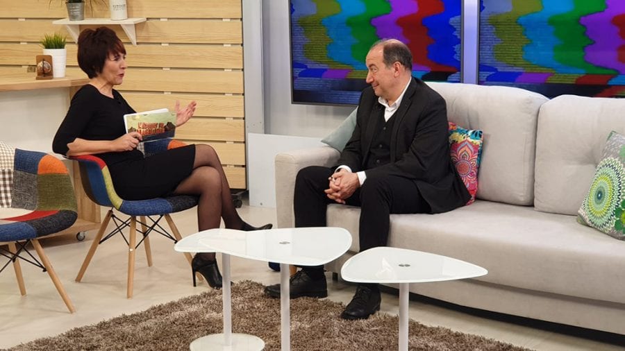 El director de TV3, Vicent Sanchís, a l’Estret de Magallanes de Canal Terres de l’Ebre