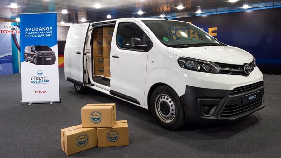 Campanya solidària de Toyota en favor del Banc dels Aliments