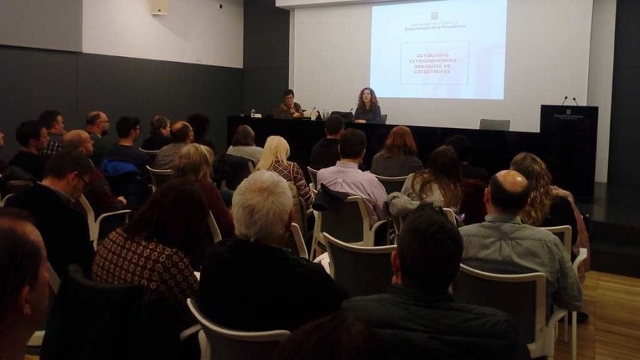 Presentació dels ajuts al món municipal per les afectacions del temporal ‘Glòria’