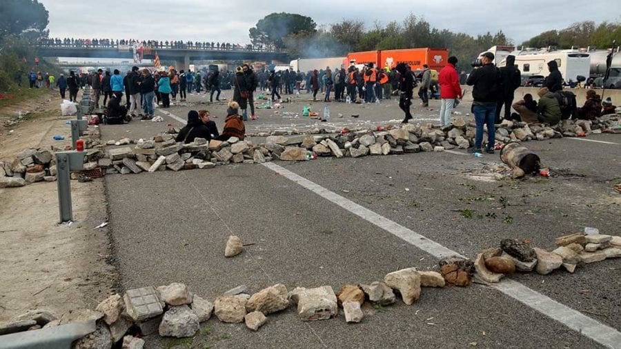 Cinc ebrencs citats a declarar pel tall de l’AP-7 a la Jonquera