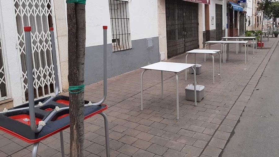 Alcanar prorroga la gratuïtat de l’ocupació de la via pública, per als establiments de restauració